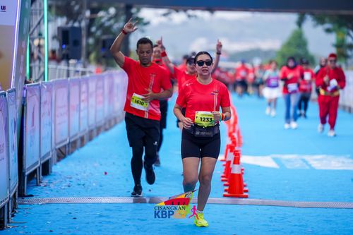 Race photo from CISANGKAN KBP CITY RUN 2025