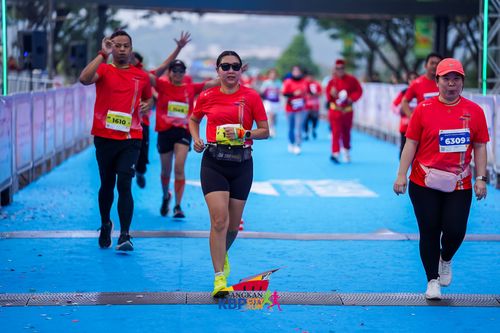 Race photo from CISANGKAN KBP CITY RUN 2025