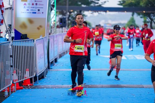 Race photo from CISANGKAN KBP CITY RUN 2025