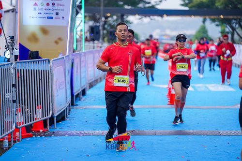 Race photo from CISANGKAN KBP CITY RUN 2025