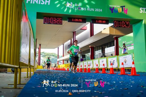 Race photo from BAF LIONS RUN 2024
