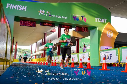 Race photo from BAF LIONS RUN 2024