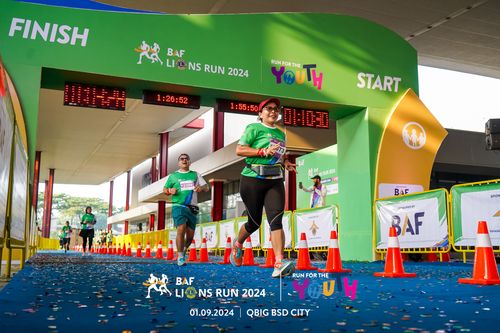 Race photo from BAF LIONS RUN 2024