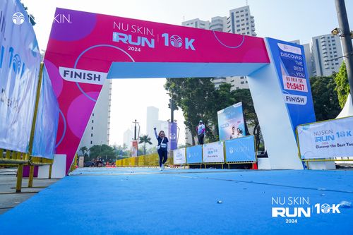 Race photo from Nu Skin Run 10K