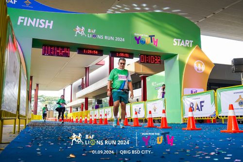 Race photo from BAF LIONS RUN 2024