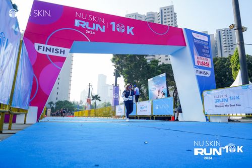 Race photo from Nu Skin Run 10K