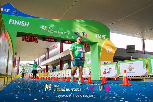 Race photo from BAF LIONS RUN 2024