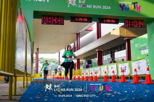 Race photo from BAF LIONS RUN 2024