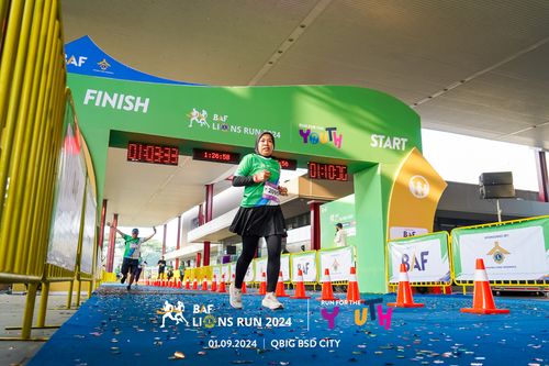 Race photo from BAF LIONS RUN 2024