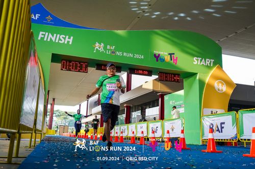 Race photo from BAF LIONS RUN 2024