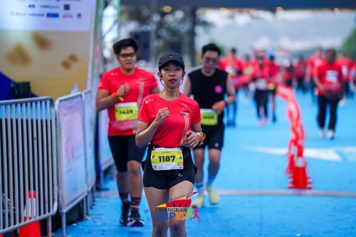 Race photo from CISANGKAN KBP CITY RUN 2025