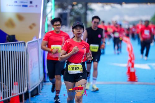 Race photo from CISANGKAN KBP CITY RUN 2025