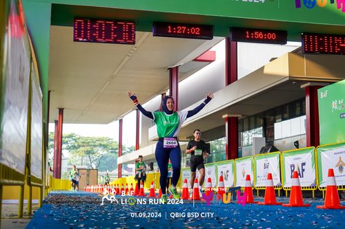 Race photo from BAF LIONS RUN 2024