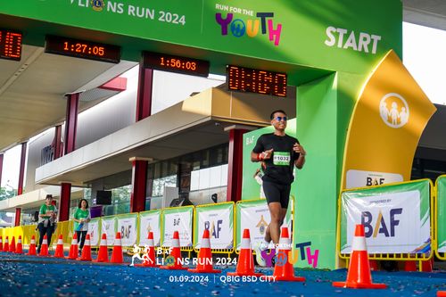 Race photo from BAF LIONS RUN 2024