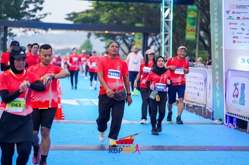 Race photo from CISANGKAN KBP CITY RUN 2025