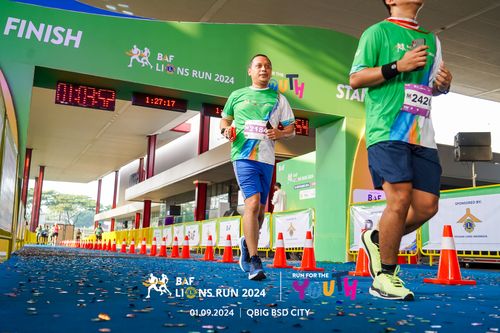 Race photo from BAF LIONS RUN 2024