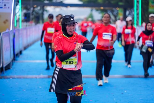 Race photo from CISANGKAN KBP CITY RUN 2025