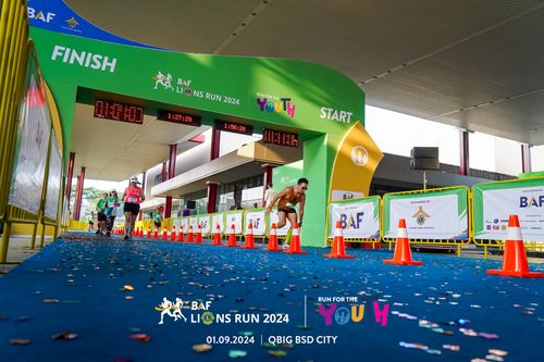 Race photo from BAF LIONS RUN 2024