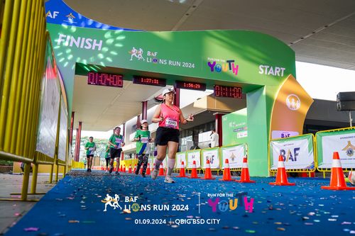 Race photo from BAF LIONS RUN 2024