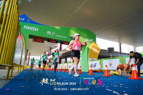 Race photo from BAF LIONS RUN 2024