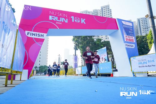 Race photo from Nu Skin Run 10K