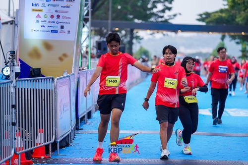 Race photo from CISANGKAN KBP CITY RUN 2025