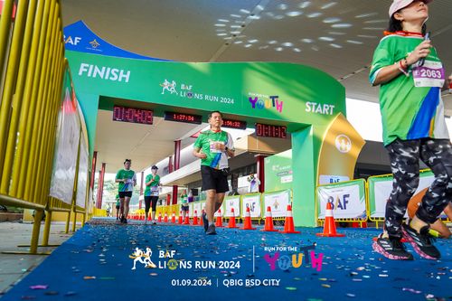 Race photo from BAF LIONS RUN 2024
