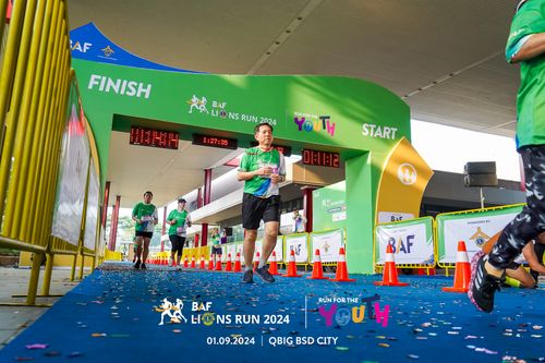 Race photo from BAF LIONS RUN 2024