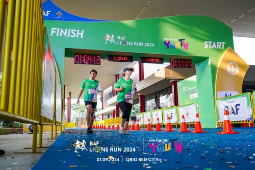 Race photo from BAF LIONS RUN 2024
