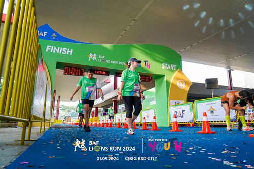 Race photo from BAF LIONS RUN 2024