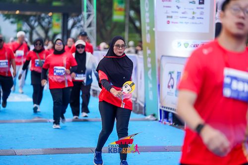 Race photo from CISANGKAN KBP CITY RUN 2025