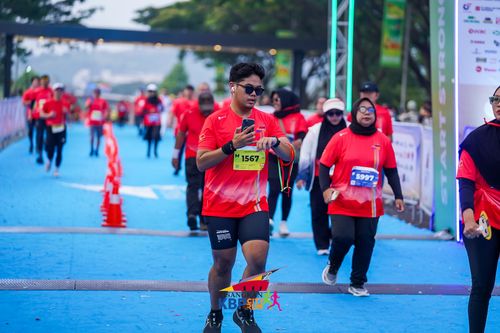 Race photo from CISANGKAN KBP CITY RUN 2025