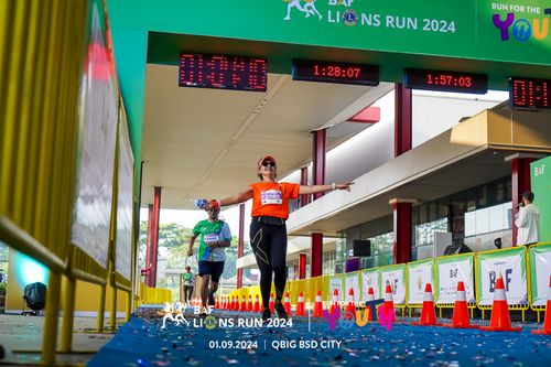 Race photo from BAF LIONS RUN 2024