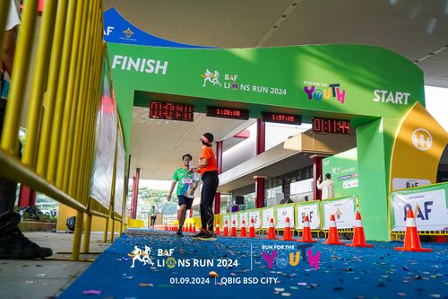 Race photo from BAF LIONS RUN 2024
