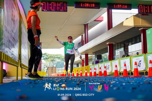 Race photo from BAF LIONS RUN 2024