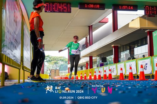 Race photo from BAF LIONS RUN 2024