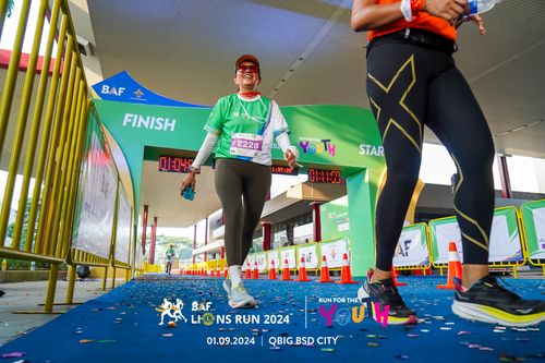 Race photo from BAF LIONS RUN 2024
