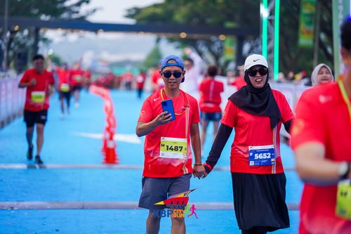 Race photo from CISANGKAN KBP CITY RUN 2025
