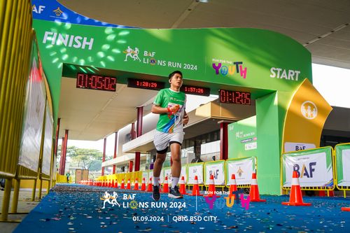 Race photo from BAF LIONS RUN 2024