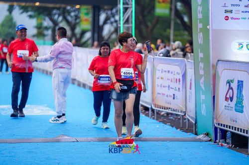 Race photo from CISANGKAN KBP CITY RUN 2025