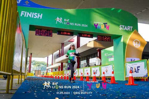 Race photo from BAF LIONS RUN 2024