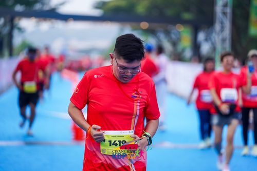 Race photo from CISANGKAN KBP CITY RUN 2025