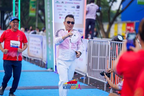 Race photo from CISANGKAN KBP CITY RUN 2025