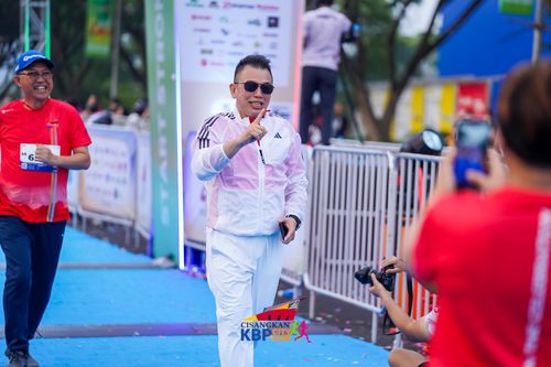 Race photo from CISANGKAN KBP CITY RUN 2025