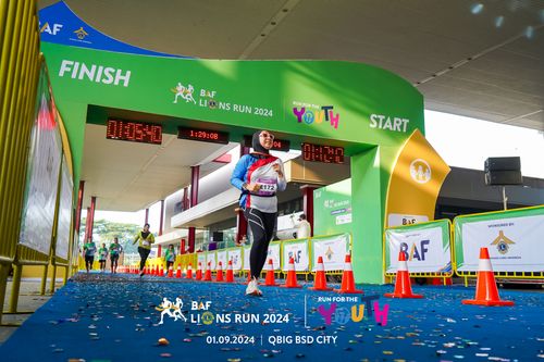 Race photo from BAF LIONS RUN 2024