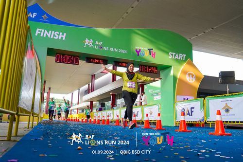 Race photo from BAF LIONS RUN 2024
