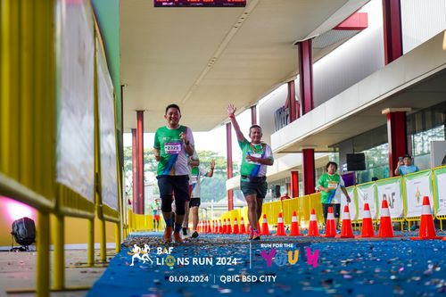 Race photo from BAF LIONS RUN 2024
