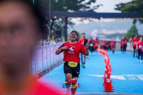 Race photo from CISANGKAN KBP CITY RUN 2025