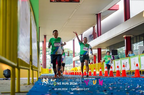 Race photo from BAF LIONS RUN 2024