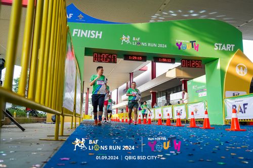 Race photo from BAF LIONS RUN 2024